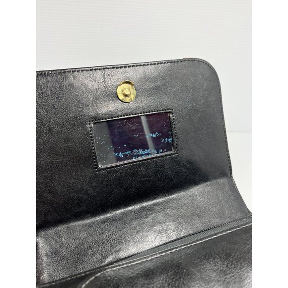 Vintage Bellrose brown and black satchel purse with handle - Picture 8 of 10